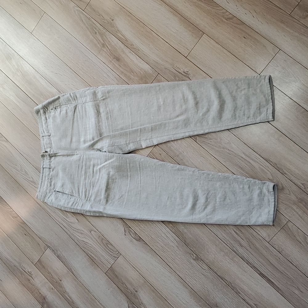 POETRY Linen/Wool Blend Light Grey Lagenlook Size 10